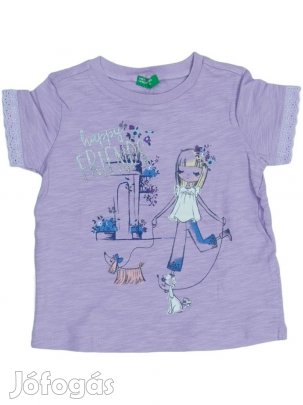 Benetton Új (címkés) Lány Póló (Méret: 86)