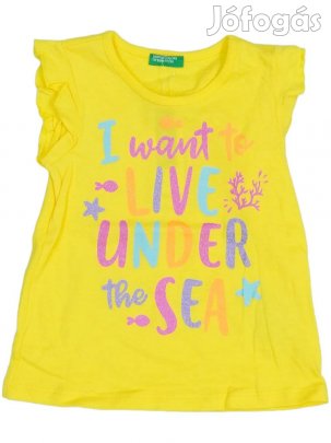 Benetton Új (címkés) Lány Póló (Méret: 92)