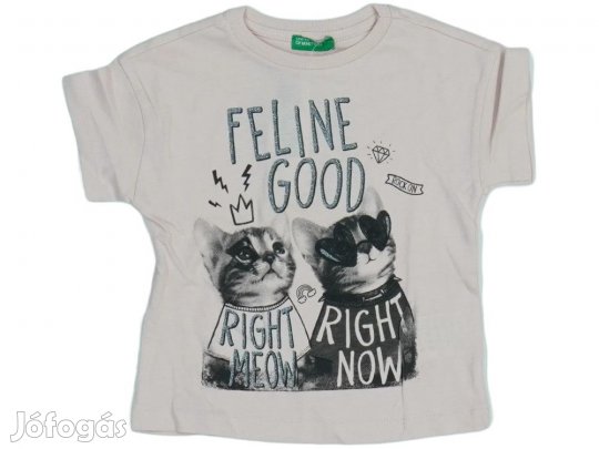 Benetton Új (címkés) Lány Póló (Méret: 92)