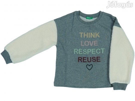 Benetton Új (címkés) Lány Pulóver (Méret: 122)