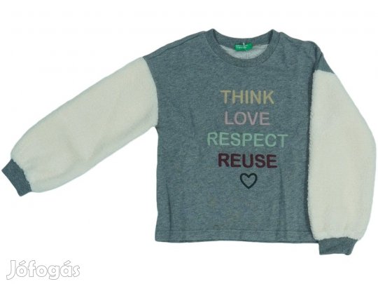 Benetton Új (címkés) Lány Pulóver (Méret: 128)