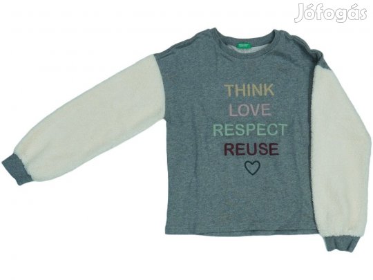 Benetton Új (címkés) Lány Pulóver (Méret: 152)