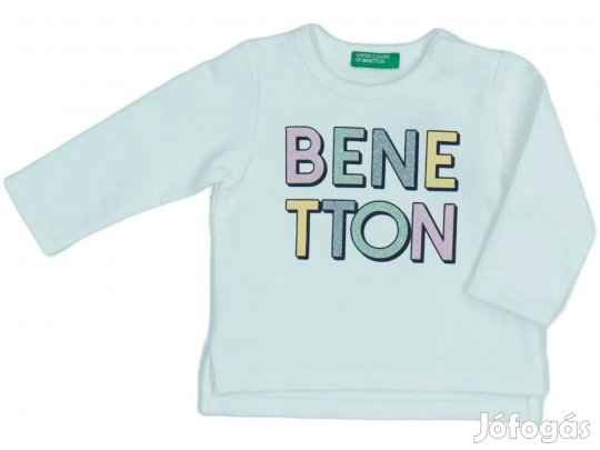 Benetton Új (címkés) Lány Pulóver (Méret: 68)