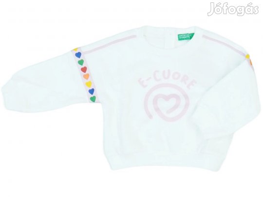 Benetton Új (címkés) Lány Pulóver (Méret: 68)