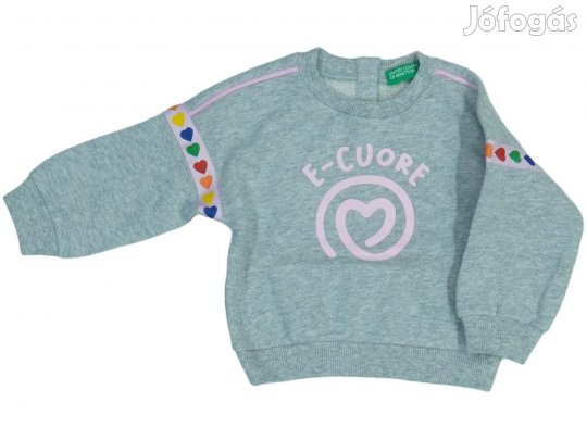 Benetton Új (címkés) Lány Pulóver (Méret: 68)