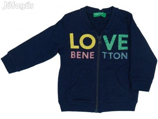 Benetton Új (címkés) Lány Pulóver (Méret: 68)