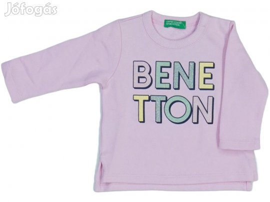 Benetton Új (címkés) Lány Pulóver (Méret: 68)