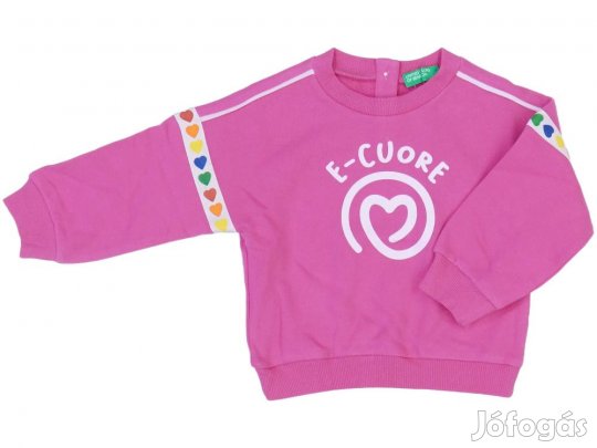 Benetton Új (címkés) Lány Pulóver (Méret: 74)