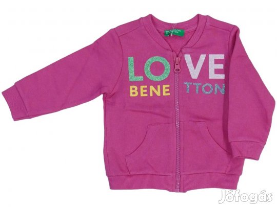 Benetton Új (címkés) Lány Pulóver (Méret: 74)