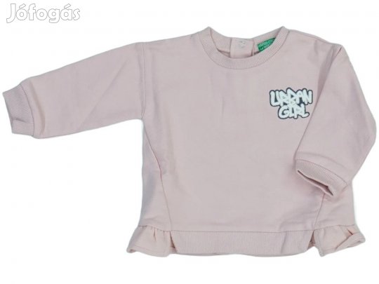 Benetton Új (címkés) Lány Pulóver (Méret: 74)