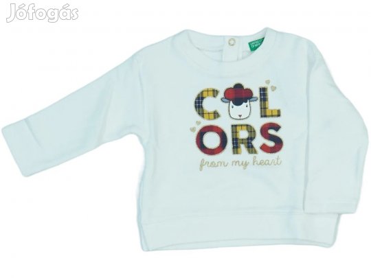 Benetton Új (címkés) Lány Pulóver (Méret: 74)