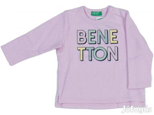 Benetton Új (címkés) Lány Pulóver (Méret: 80)
