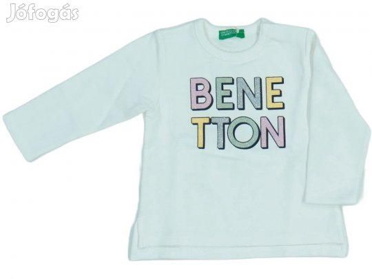 Benetton Új (címkés) Lány Pulóver (Méret: 80)