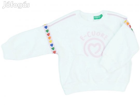 Benetton Új (címkés) Lány Pulóver (Méret: 80)