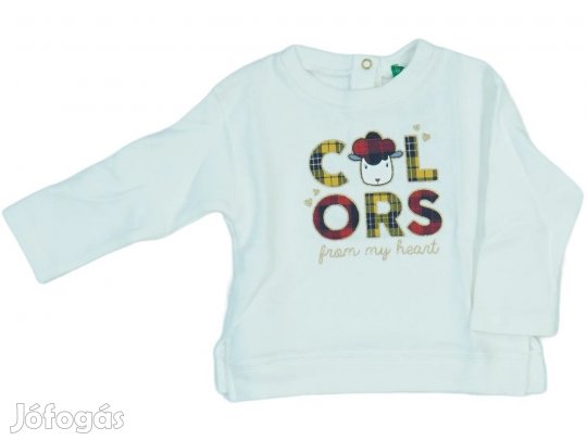 Benetton Új (címkés) Lány Pulóver (Méret: 80)