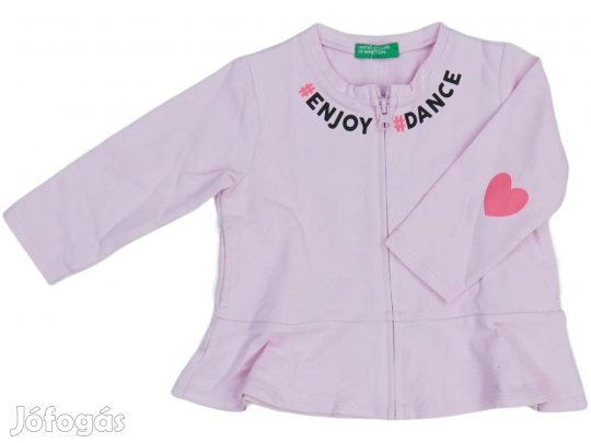 Benetton Új (címkés) Lány Pulóver (Méret: 80)