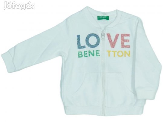 Benetton Új (címkés) Lány Pulóver (Méret: 80)