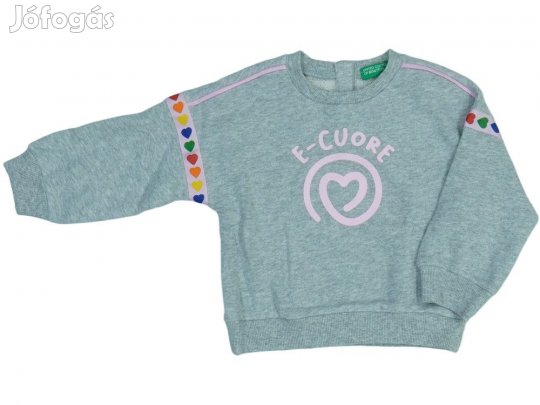 Benetton Új (címkés) Lány Pulóver (Méret: 80)