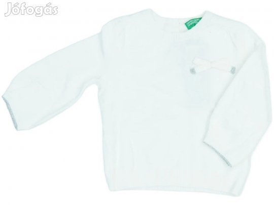 Benetton Új (címkés) Lány Pulóver (Méret: 80)