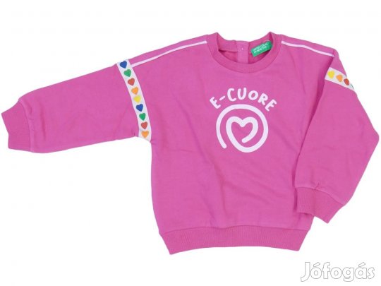 Benetton Új (címkés) Lány Pulóver (Méret: 86)
