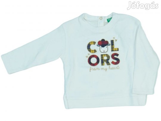 Benetton Új (címkés) Lány Pulóver (Méret: 86)