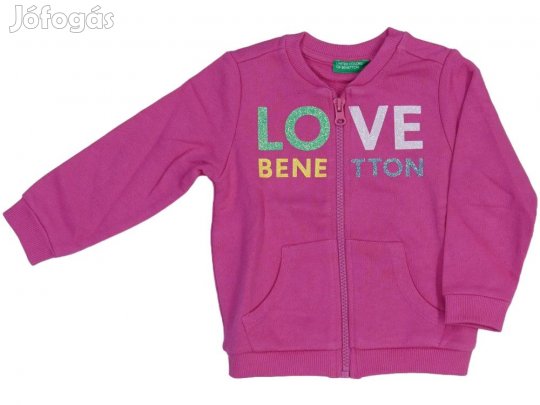 Benetton Új (címkés) Lány Pulóver (Méret: 86)