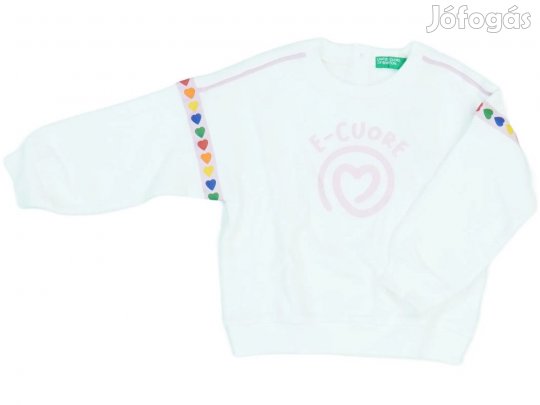 Benetton Új (címkés) Lány Pulóver (Méret: 86)