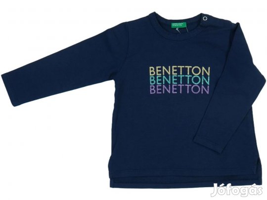 Benetton Új (címkés) Lány Pulóver (Méret: 92)