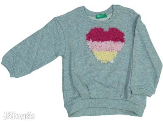 Benetton Új (címkés) Lány Pulóver (Méret: 92)