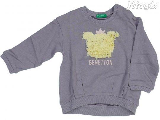 Benetton Új (címkés) Lány Pulóver (Méret: 92)