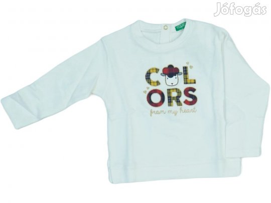 Benetton Új (címkés) Lány Pulóver (Méret: 92)