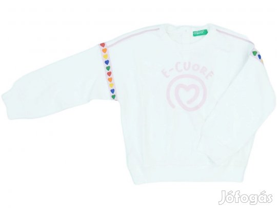 Benetton Új (címkés) Lány Pulóver (Méret: 98)