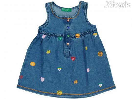 Benetton Új (címkés) Lány Ruha (Méret: 68)