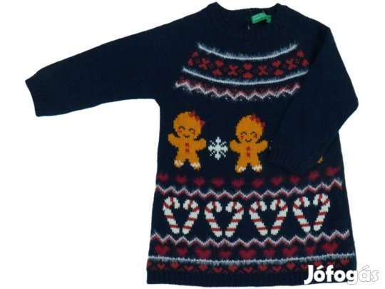 Benetton Új (címkés) Lány Ruha (Méret: 86)