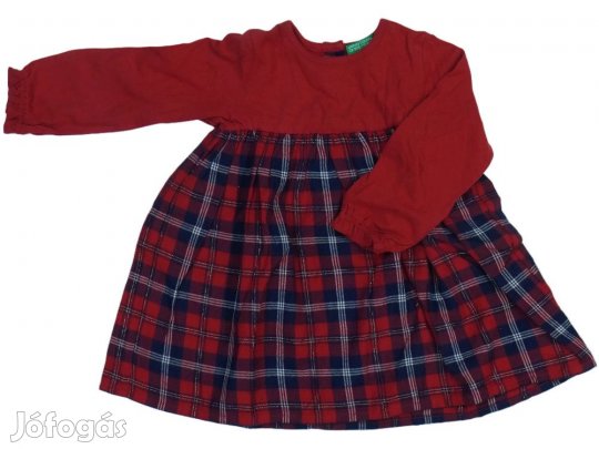 Benetton Új (címkés) Lány Ruha (Méret: 86)