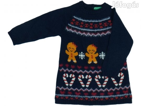 Benetton Új (címkés) Lány Ruha (Méret: 92)