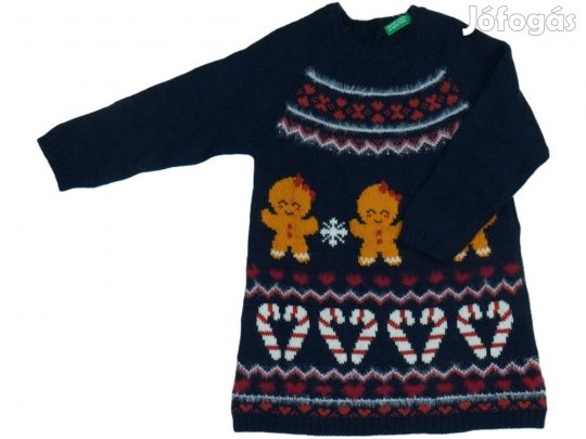 Benetton Új (címkés) Lány Ruha (Méret: 98)