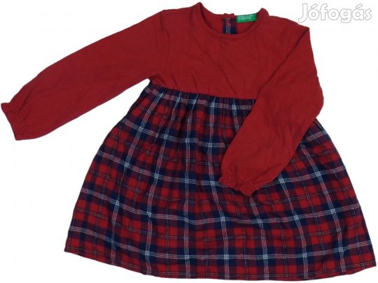Benetton Új (címkés) Lány Ruha (Méret: 98)