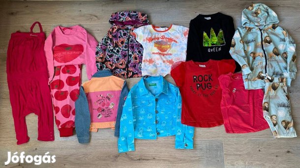 Benetton, Prada, Coccodrillo, Harley Davidson lány felső csomag 4-5 év