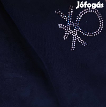 Benetton biopamut női sportos pulóver S-M