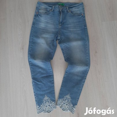 Benetton farmer legging csipkés újszerü