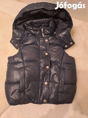 Benetton fekete tollmellény lánynak 110cm