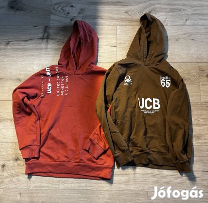 Benetton kapucnis felső 2XL (160 cm) 2 db