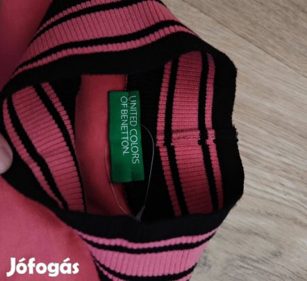 Benetton pamut korall női garbó Xs-S