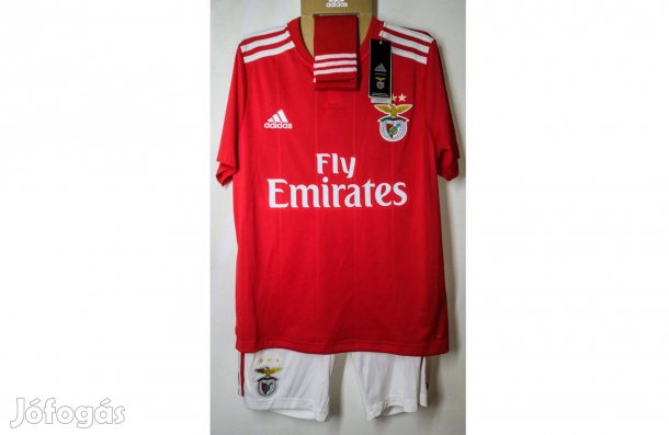 Benfica eredeti adidas gyerek piros mez szett (L, 164)