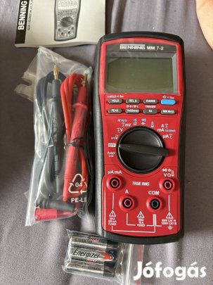 Benning MM 7-2 multiméter - Új, True RMS