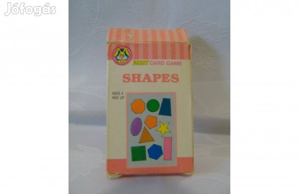 Benny Card Shapes formák humoros angol nyelvű kártya gyermekeknek