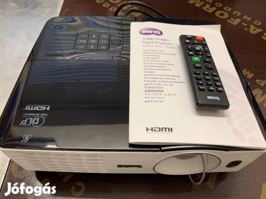 Benq TH681 3D DLP projektor 3200ANSI lumen fényerővel, új lámpával