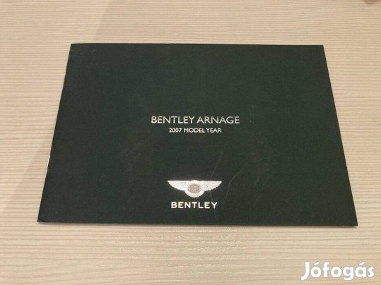 Bentley Arnage prospektus, katalógus + CD