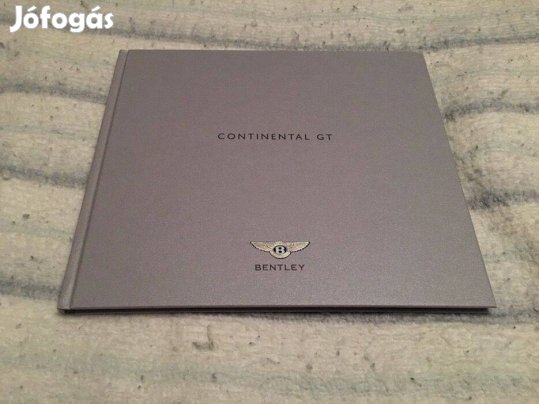 Bentley Continental GT prospektus, katalógus, könyv